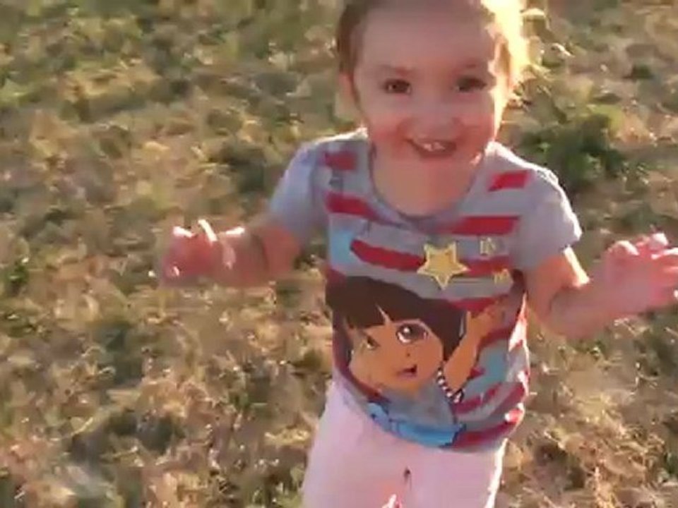 Baby Tackles Mom