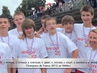 Championnat de France Minime 2012 - Finales A HM4x+ et HM8x+