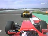 F1 2010 - R07 - Alonso onboard overtakes Petrov Istanbul Park