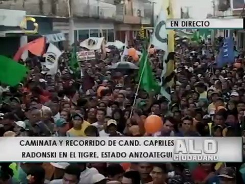 Capriles: Nuestra Venezuela dejará de ser uno de los países más violentos del mundo