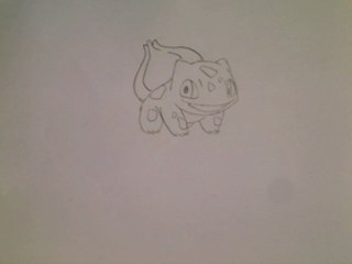 Evloution de Bulbizarre - Animation Papier