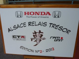 Vtec 1: Départ de la reco pour Alsace Relais Trésor 2012