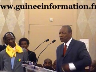 Le président Alpha Condé rencontre des guinéens de France, première partie