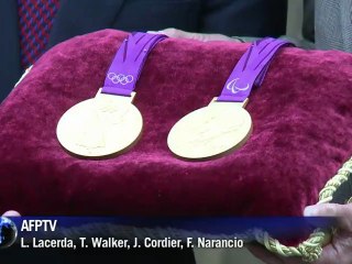 Medallas olímpicas bajo llave