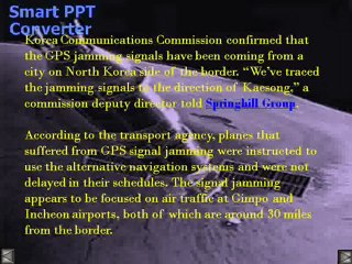 Springhill Group: DPRK jams GPS of ROK Airlines