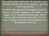 Keep Bathroom Floors Dry and Non-Slip – Install Glass Shower Screens