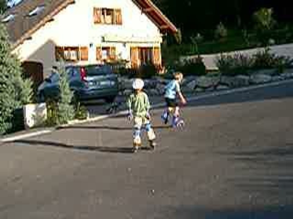 Maxime en rollers