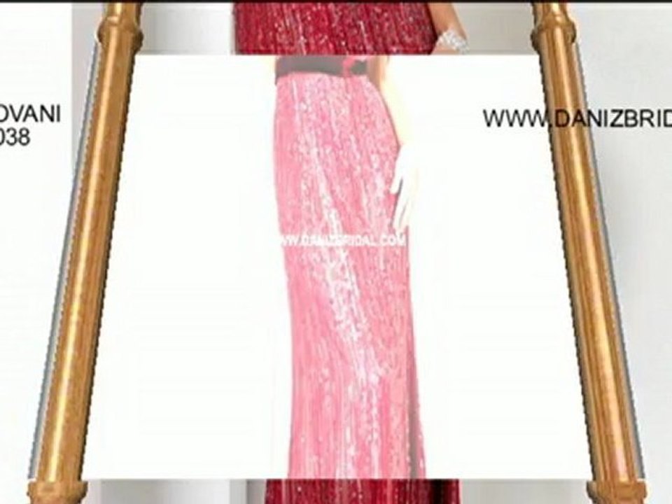 Jovani 0038 Floor Length Beaded Gown, Style 0038