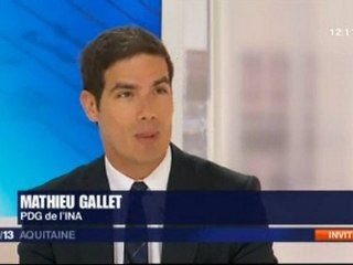 Interview de Mathieu Gallet, PDG de l'INA