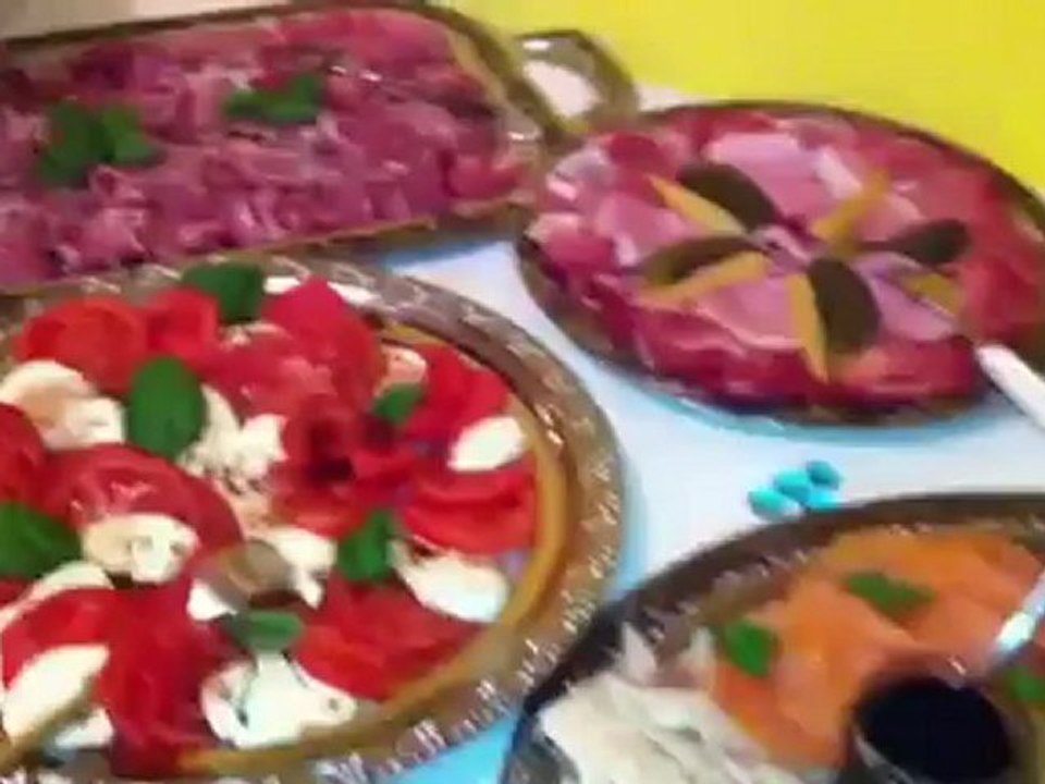 Buffet von Hubert`s Geburtstag