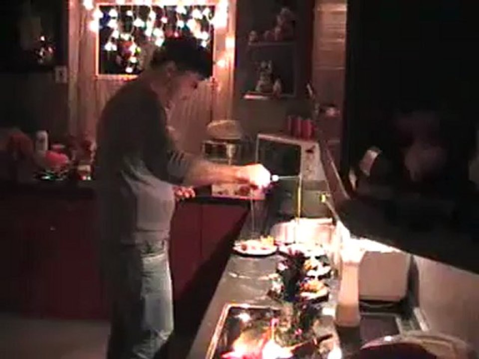 Weihnachten 2010 -  Hubert  & Matthias 24.12.2010 Hammelburg Diebach Weihnachtsessen