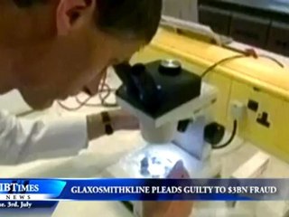 GlaxoSmithKline pleads guilty to £3bn fraud