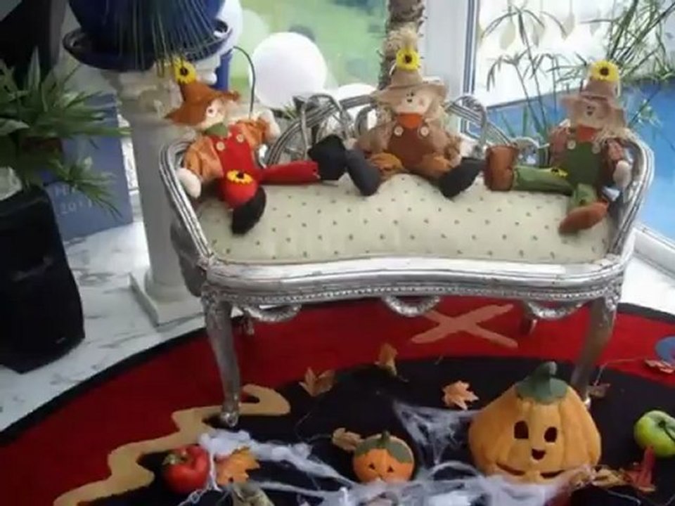 Halloween Deko Matthias und Hubert