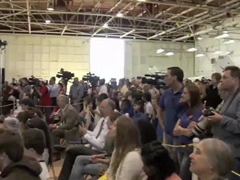 [STS-133] Astronauts Return to Houston