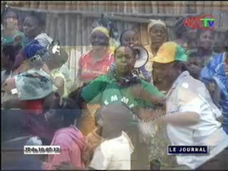 Meeting de Lamyr Nguele, candidat du PCT à Mossendjo