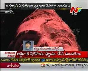 Vangaveeti Ranga Statue Destroyed