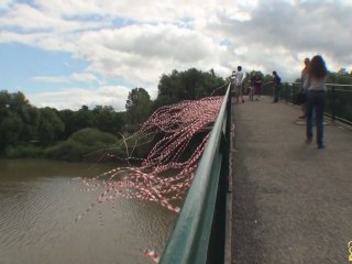 Fragile Performance Artistique au Pont Chinois Mulhouse
