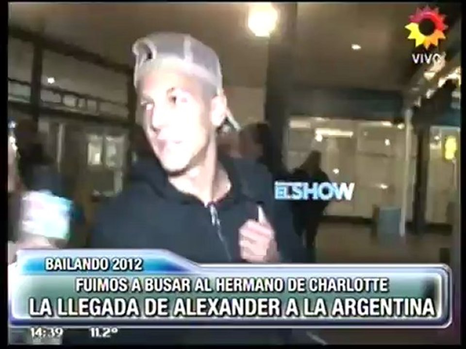 Llegó Alexander Caniggia a Argentina