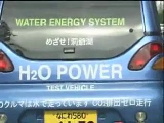 la voiture a l'eau d'hydrogène + moteur à hydrogène