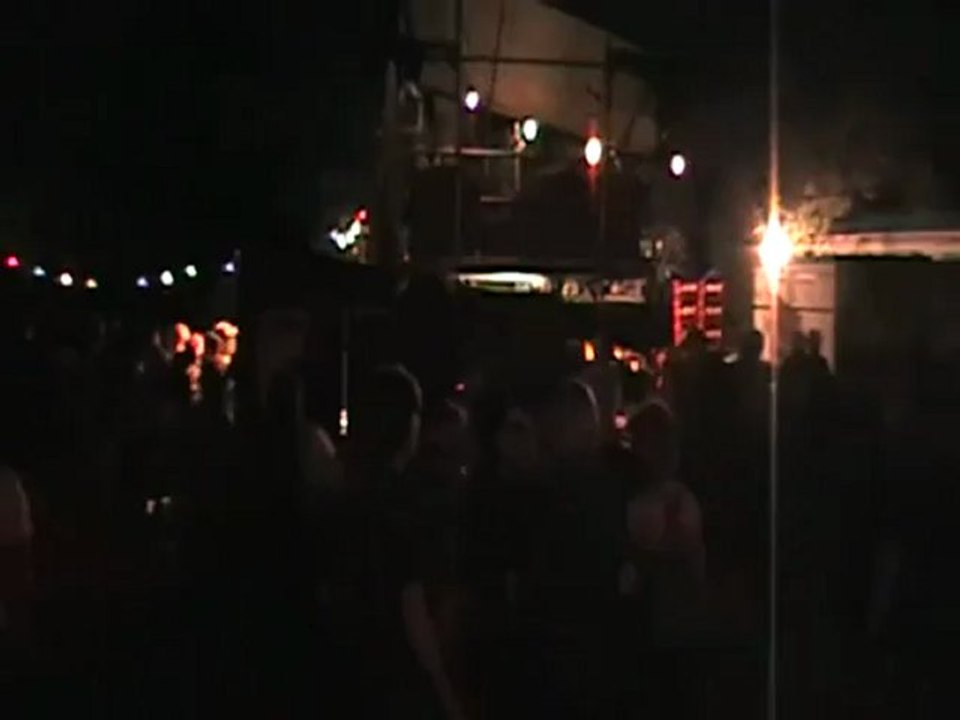 Beachparty Diebach Samstag 08.08.2009 Saalewiese von der Baudbude Beachparty bei Hammelburg