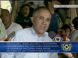 Universitarios se preparan para marchar hasta la AN