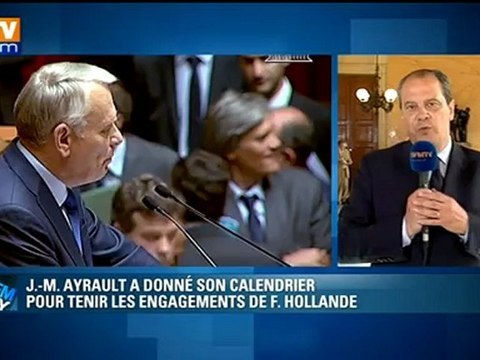Discours d'Ayrault : Cambadélis balaie les critiques de la droite