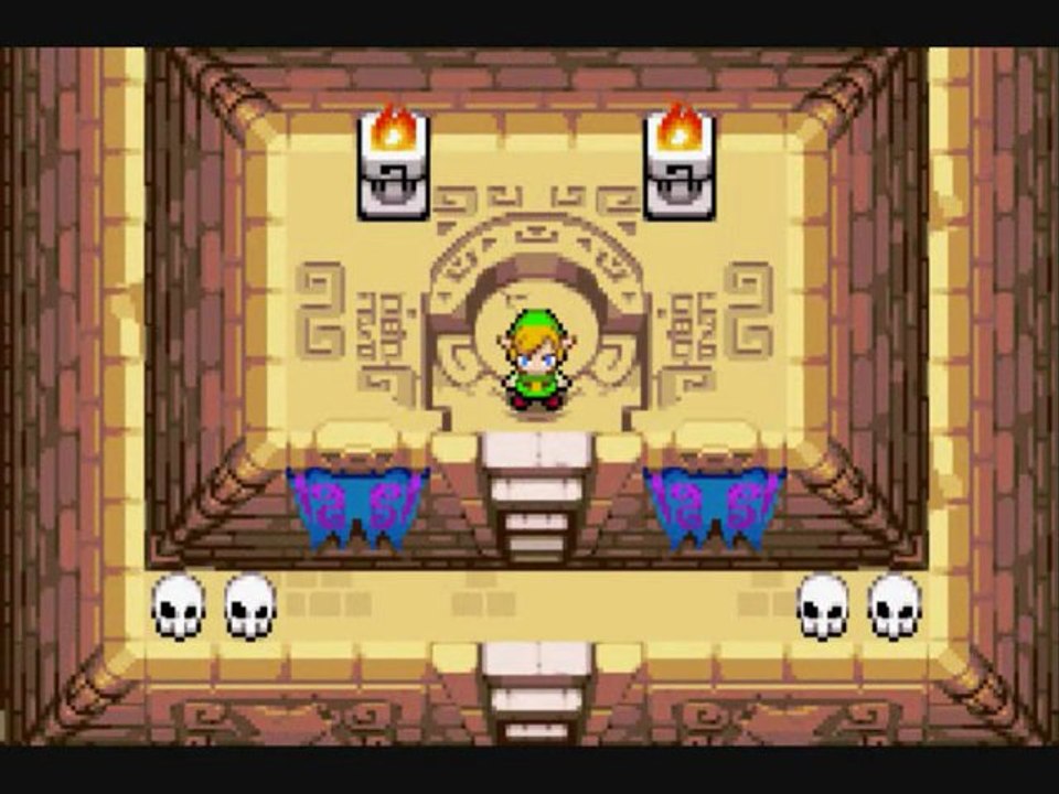 The legend of Zelda:the Minish Cap,14-Le grand palais et les poissons volants