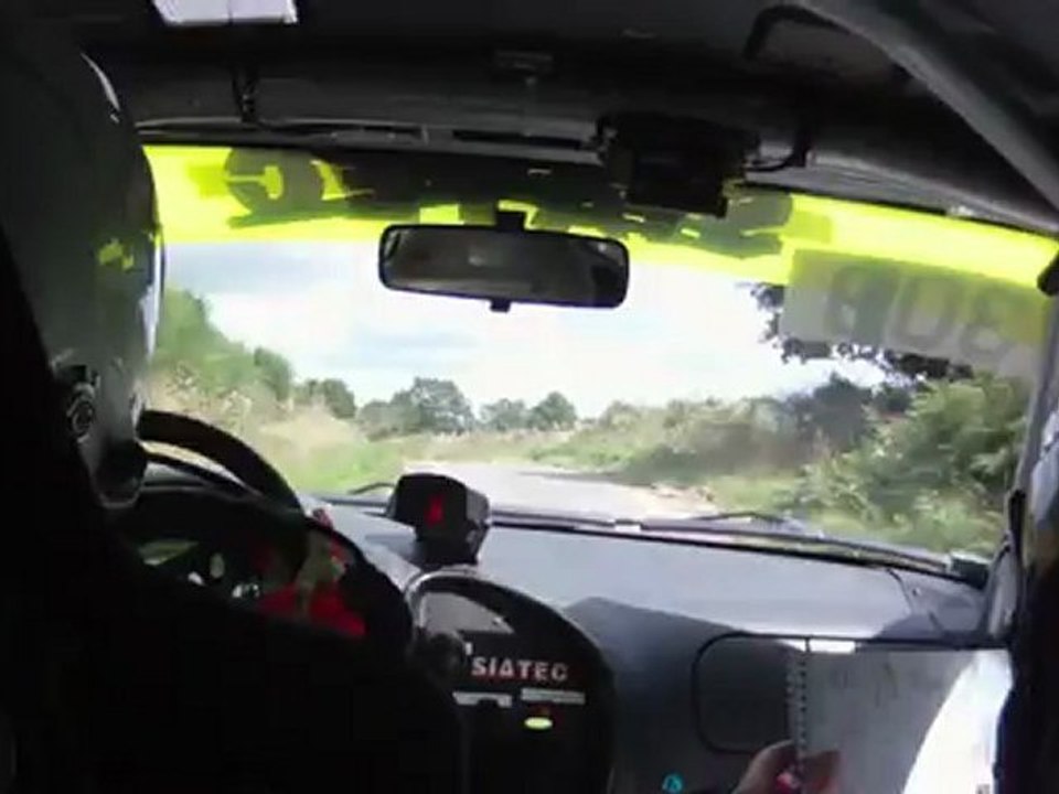 Florian Cordillot et Charlène Gallier rallye du Sillon 2012 ES 3