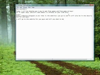 Game CD Keys [Working as of July 2012] 100% Legit Free!