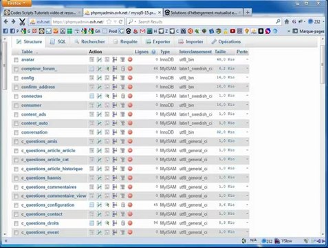 Importer Base MySQL avec PHP et FTP OVH