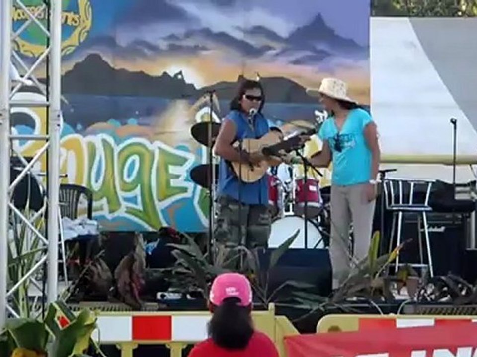 Chanson tahitienne Fête de la Musique Moorea 2012