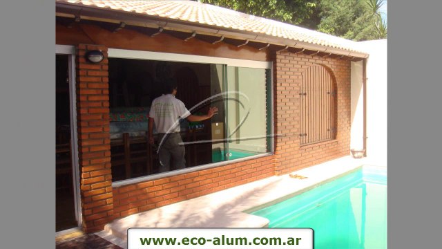 Cerramientos Plegadizos para Galerías o Quinchos de Cristal eco-alum®