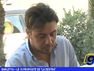 Barletta | Le 10 proposte de "la destra"