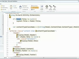 Orchard Theme Building - pt 3 - Extending the Post