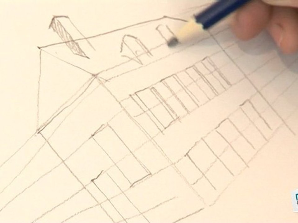 Comment dessiner une maison en perspective ?