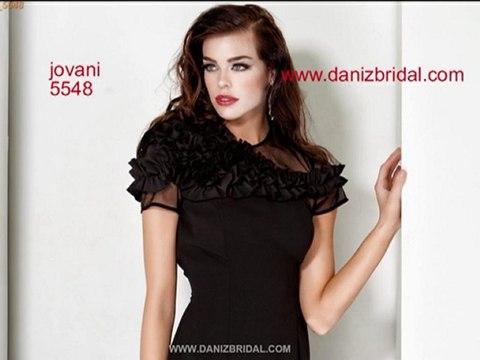 Jovani 5548 Pleated Detailed Cocktail Dress, Style 5548