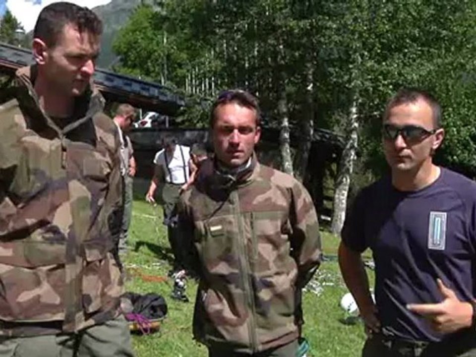 L'EMIA et un blessé de l'armée de Terre dans le massif du Mont Blanc.