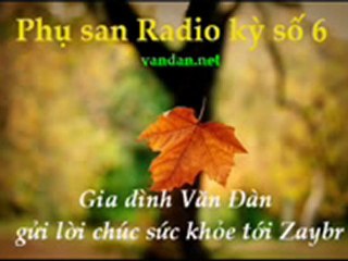 Phụ san Radio Văn Đàn kỳ số 6