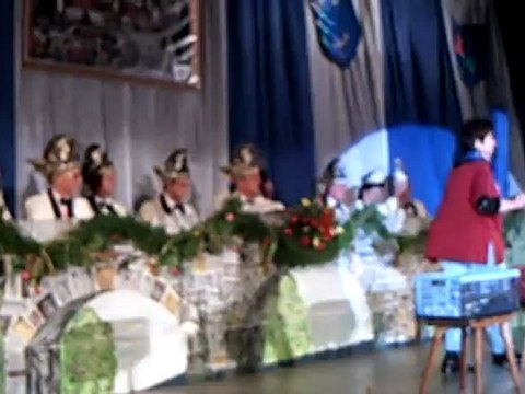 Prunksitzung Hammelburg 21.02.2009 HA KA GE Fasching Bütt Christel ALDI