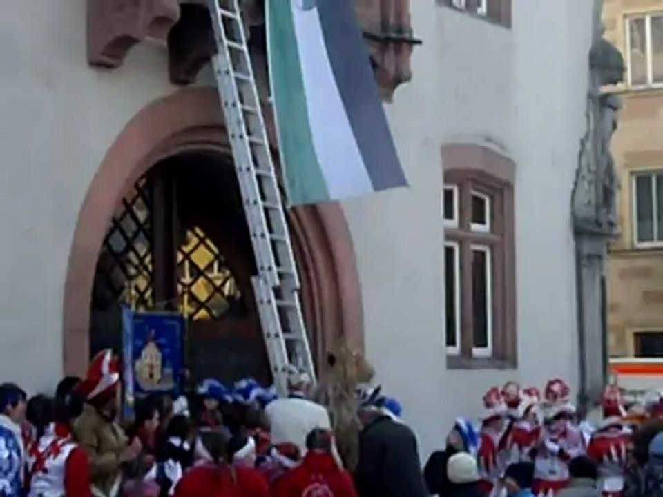 Rathaussturm der HA KA GE in Hammelburg 2009  Faschingsverin