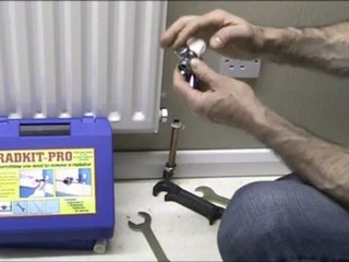 Fitting of Drainoff Point for central Heating systems.