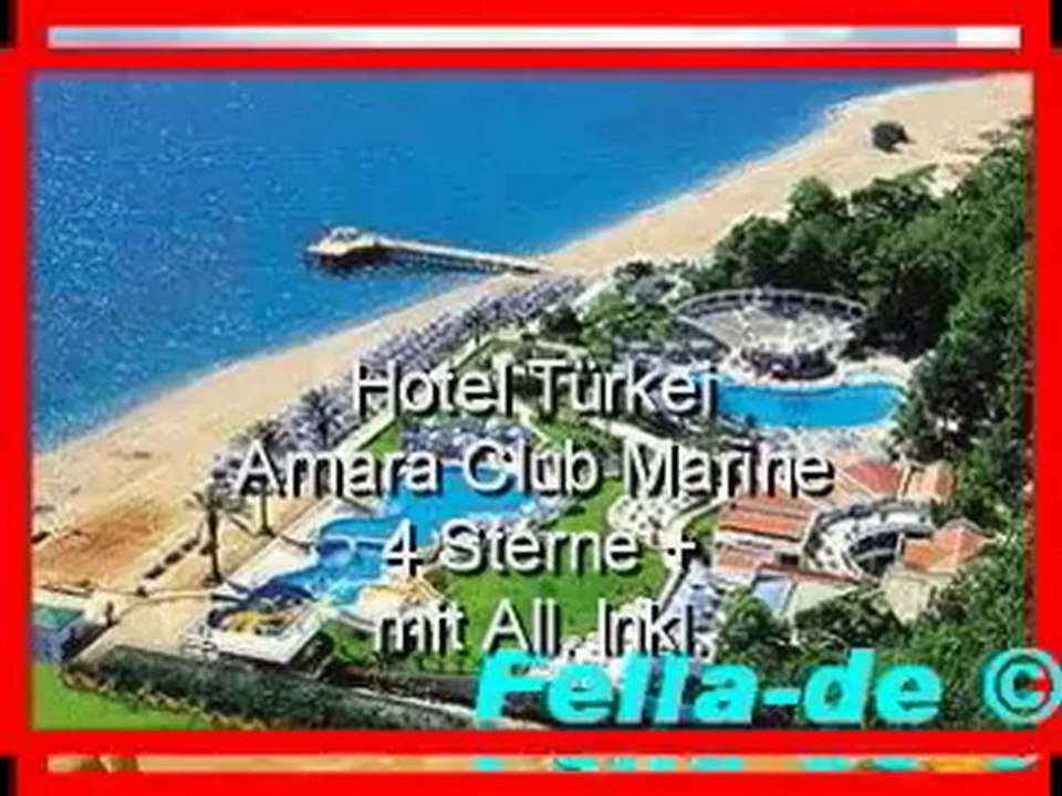Türkei, Beldibi / Amara Club Marine ****+, All Incl. Strand