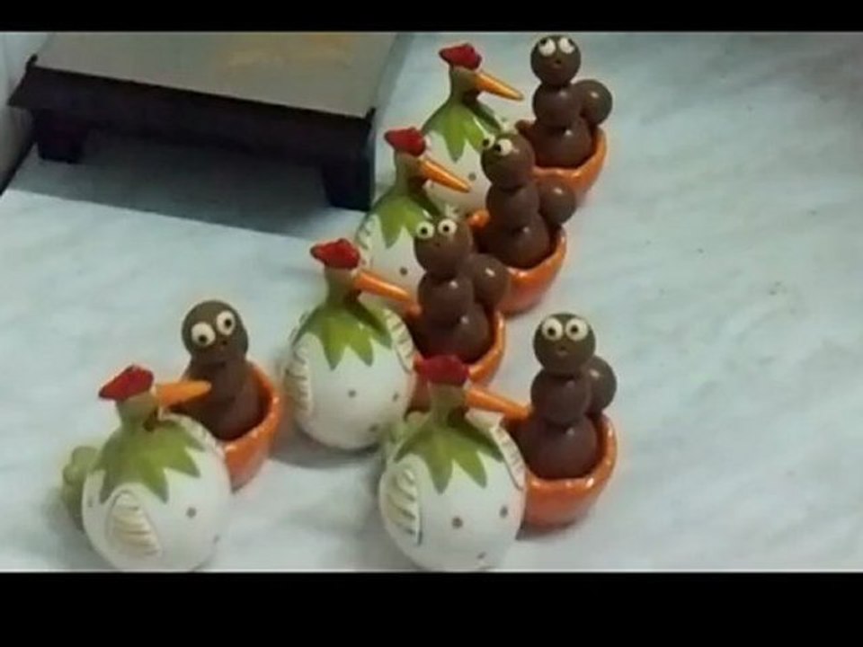 Montage simple en chocolat - astuce déco dessert