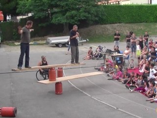 Le cirque Inextrémiste présente « Extrêmités » un spectacle d’équilibre  dans le cadre du Festival de Carcassonne