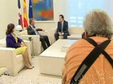 Rajoy recibe al presidente de la República Dominicana