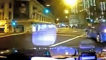 Singapore Ferrari Taxi Crash Footage
