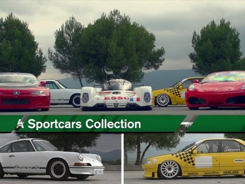 Une collection de voitures de sport en vente au Mans Classic 2012