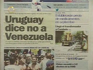 Titulares de Primera Página este 04 de Julio