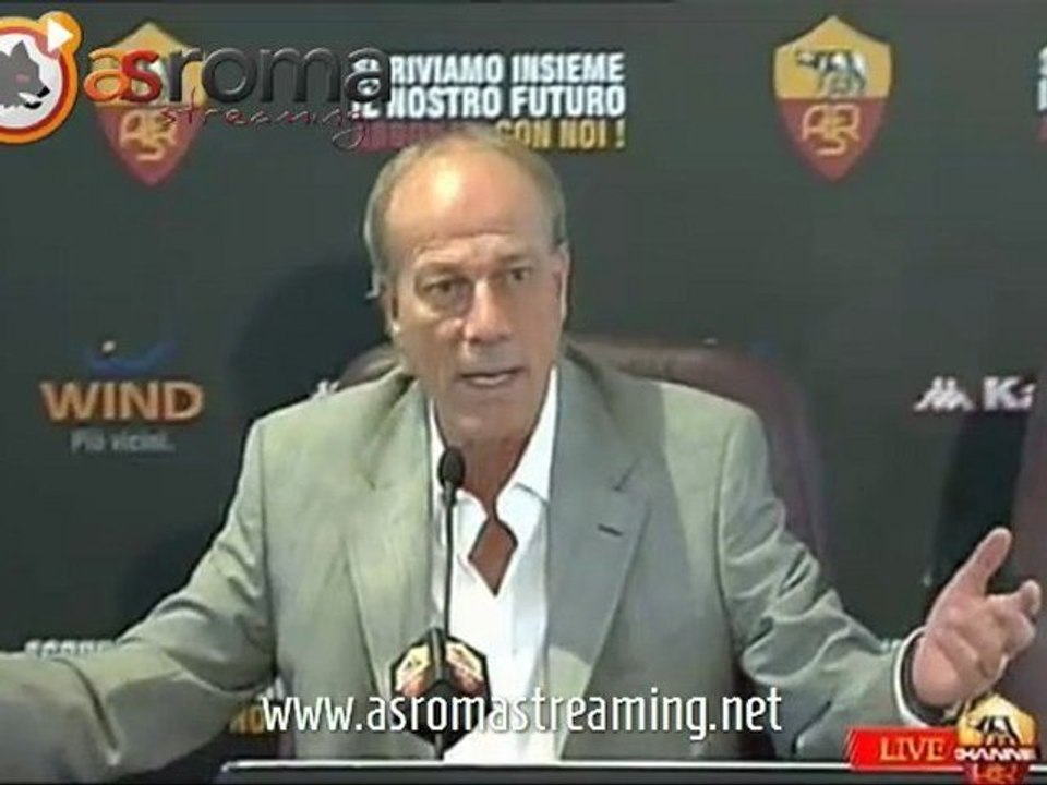Parte 1/2 - Conferenza stampa Sabatini - 04/07/2012