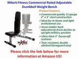 NEW XMark Fitness Commercial Rated Adjustable Dumbbell Weight Bench